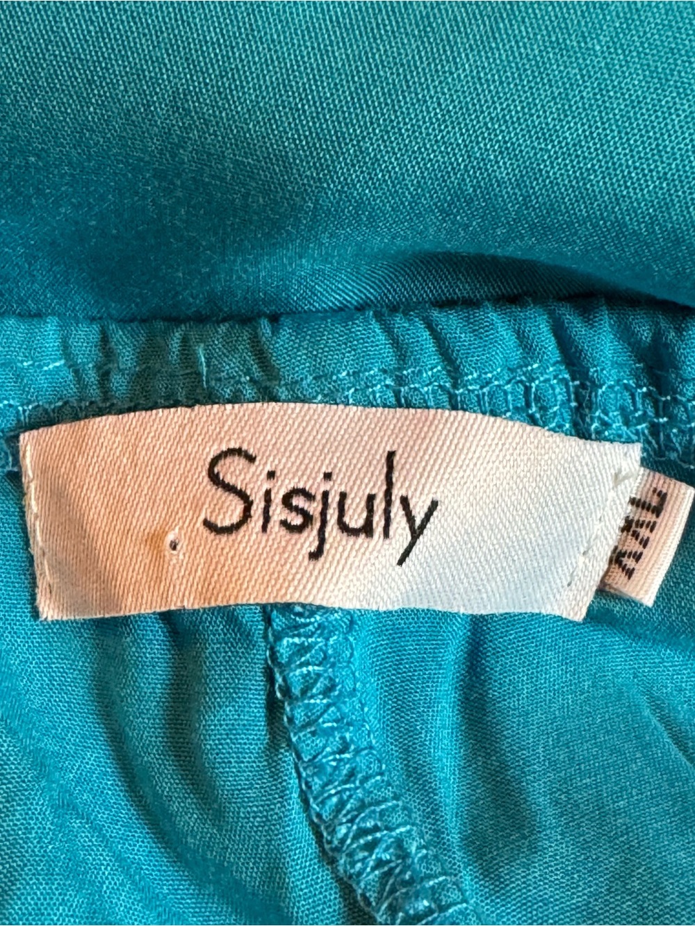 Sisjuly Teal Off-Shoulder Maxi Dress - Picture 7 of 7